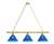 Buffalo Sabres 3 Shade Billiard Light with Brass Fixture