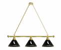Chicago White Sox 3 Shade Billiard Light with Brass Fixture