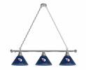 Cleveland Guardians 3 Shade Billiard Light with Chrome FIxture