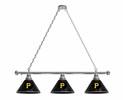 Pittsburgh Pirates 3 Shade Billiard Light with Chrome FIxture