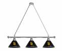 San Diego Padres 3 Shade Billiard Light with Chrome FIxture