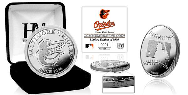 Baltimore Orioles Silver Mint Coin  