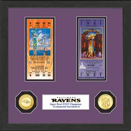 Baltimore Ravens Super Bowl Championship Ticket Collection  