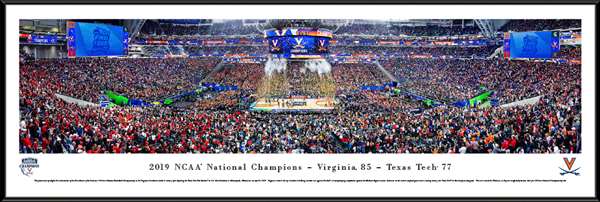 2019 NCAA Final Four Championship Basketball Panorama - Virginia Cavaliers Standard Frame 