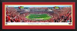 San Francisco 49ers Panoramic Poster - Levi's Stadium Picture 50 Yard Deluxe Frame 