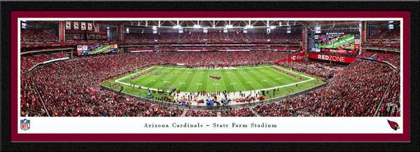 Arizona Cardinals Panoramic Poster - State Farm Stadium Picture Select Frame 