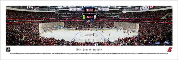 New Jersey Devils Panoramic Picture - Prudential Center NHL Photo Unframed