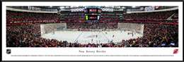 New Jersey Devils Panoramic Picture - Prudential Center NHL Photo Standard Frame