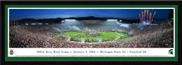 2014 Rose Bowl Panoramic Picture - Michigan State Spartans Select Frame
