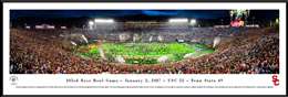 2017 Rose Bowl Panoramic Picture - USC Trojans Standard Frame