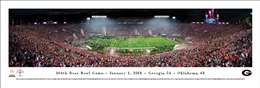 2018 Rose Bowl Panoramic Picture - Georgia Bulldogs Unframed