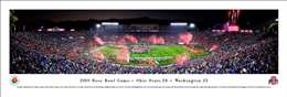 2019 Rose Bowl Game - Victory Celebration Panoramic Poster - Ohio State Buckeyes Unframed