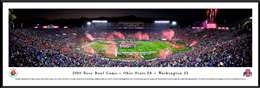 2019 Rose Bowl Game - Victory Celebration Panoramic Poster - Ohio State Buckeyes Standard Frame
