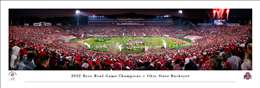 2022 Rose Bowl Game Victory Celebration Panoramic Picture - Ohio State Buckeyes Unframed