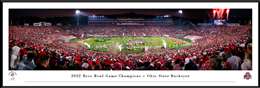 2022 Rose Bowl Game Victory Celebration Panoramic Picture - Ohio State Buckeyes Standard Frame
