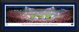 2023 Rose Bowl Game - Victory Celebration Panoramic Picture - Penn State Nittany Lions Deluxe Frame