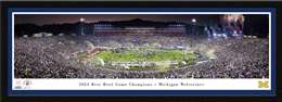 2024 Rose Bowl Champions Panoramic Picture - Michigan Wolverines Select Frame