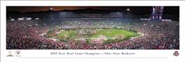Ohio State Buckeyes 2025 Rose Bowl Champions Panorama Print