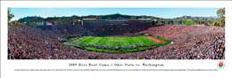 2019 Rose Bowl Game - Kickoff Panoramic Poster - Ohio State vs. Washington Unframed