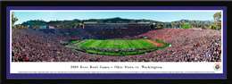 2019 Rose Bowl Game - Kickoff Panoramic Poster - Ohio State vs. Washington Select Frame