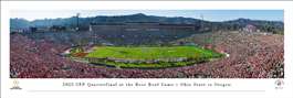 Ohio State Buckeyes vs Oregon Ducks 2025 Rose Bowl Game Panorama Print