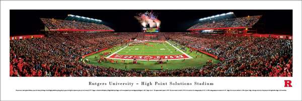 Rutgers Scarlet Knights Panoramic Picture - High Point Solutions Stadium Unframed