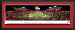 Rutgers Scarlet Knights Panoramic Picture - High Point Solutions Stadium Deluxe Frame