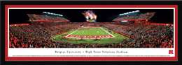 Rutgers Scarlet Knights Panoramic Picture - High Point Solutions Stadium Select Frame