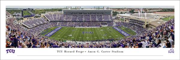 TCU Horned Frogs Football Panoramic Picture - Amon G Carter Stadium Unframed
