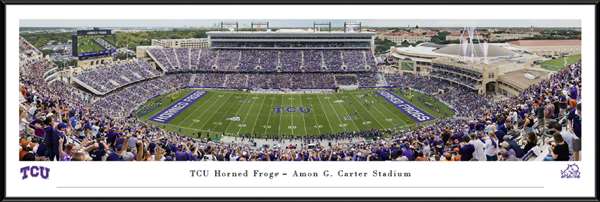 TCU Horned Frogs Football Panoramic Picture - Amon G Carter Stadium Standard Frame