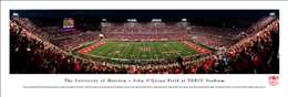 Houston Cougars Panoramic Picture - TDECU Stadium Panorama Unframed