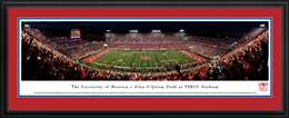Houston Cougars Panoramic Picture - TDECU Stadium Panorama Deluxe Frame
