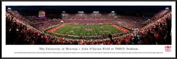Houston Cougars Panoramic Picture - TDECU Stadium Panorama Standard Frame