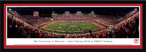 Houston Cougars Panoramic Picture - TDECU Stadium Panorama Select Frame