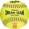 Rawlings ASA NFHS 11 inch Dream Seam High Density Cork Core Leather Softballs (C11RYLA) ( 1 Dozen Balls) 