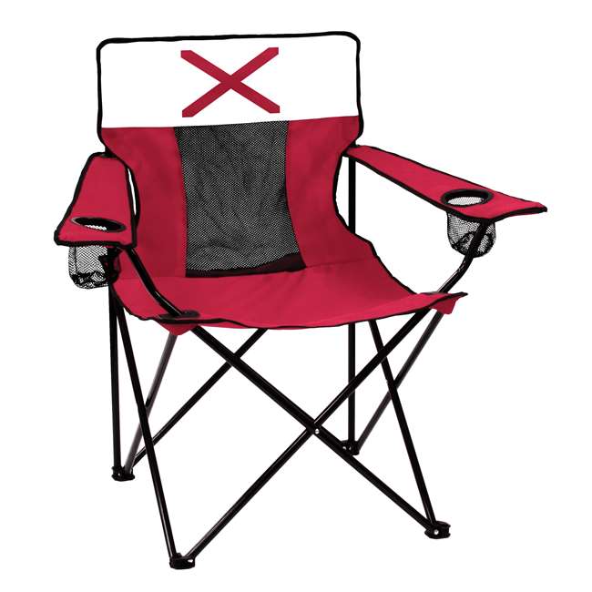 State of Alabama Flag Elite Folding Chair with Carry Bag