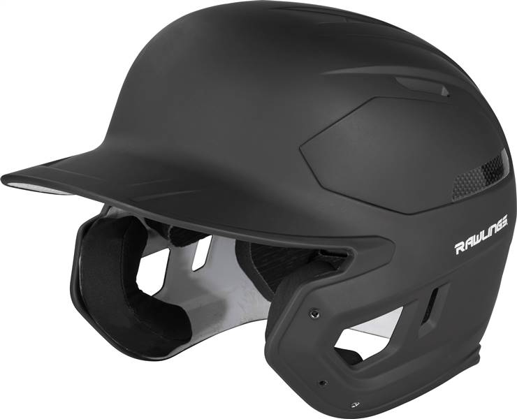 Rawlings Mach Carbon One-Tone Matte Alpha-Sized Helmet (CAR07A) - Black