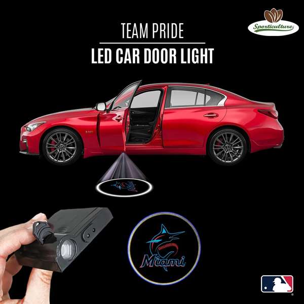 Miami Baseball Marlins LED Car Door Light  