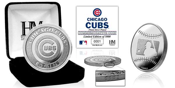 Chicago Cubs Silver Mint Coin  