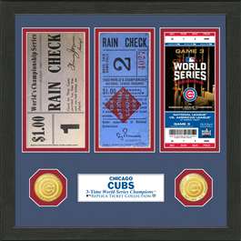 Chicago Cubs World Series Ticket Collection  