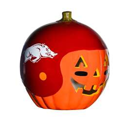 Arkansas Razorbacks Ceramic Pumpkin Helmet  