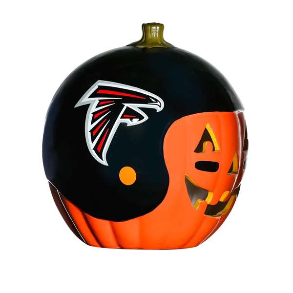Atlanta Falcons Ceramic Pumpkin Helmet  