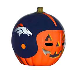 Denver Broncos Ceramic Pumpkin Helmet  