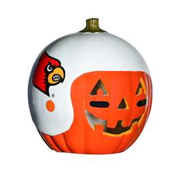 Louisville Cardinals Ceramic Pumpkin Helmet  