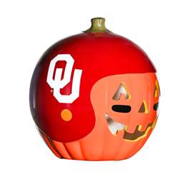 Oklahoma Sooners Ceramic Pumpkin Helmet  