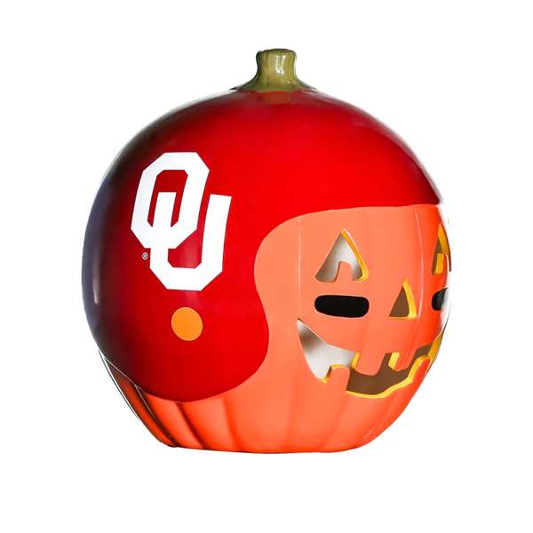 Oklahoma Sooners Ceramic Pumpkin Helmet  