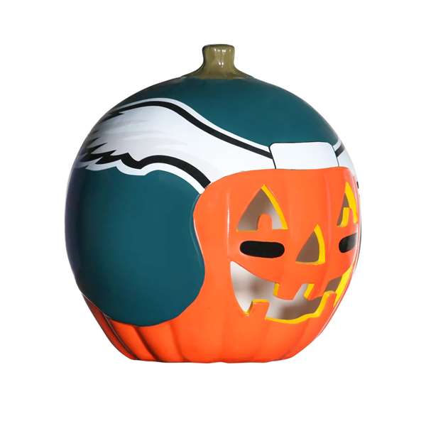 Philadelphia Eagles Ceramic Pumpkin Helmet