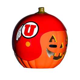 Utah Utes Ceramic Pumpkin Helmet  