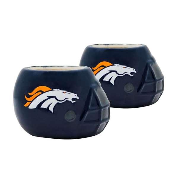 Denver Broncos Small Ceramic Helmet -Empty  