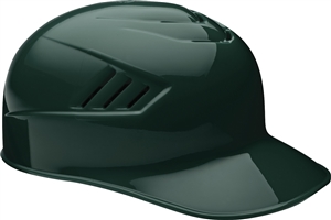 Rawlings Coolflo Clear Coat Base Coach's Helmet (CFPBH) - Dark Green